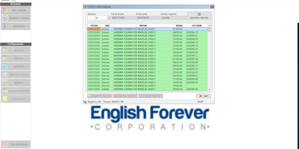 Aplicación SISEFC - .:. MENISOFT®